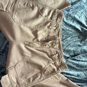 Brand: guess. Light pinkish cargo pants with pockets size 6